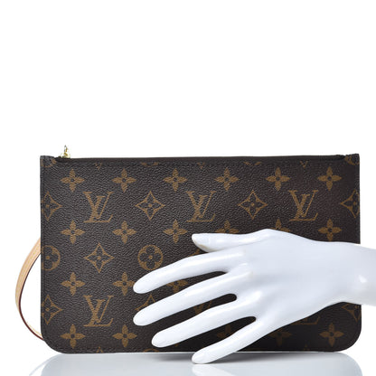 Louis Vuitton Monogram Neverfull MM GM Pochette 2 of 6