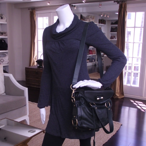Saint Laurent Leather Rive Gauche Green 2 of 12