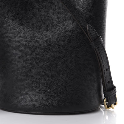 Burberry London Grainy Calfskin Small Lorne Bucket Crossbody Black 8 of 9
