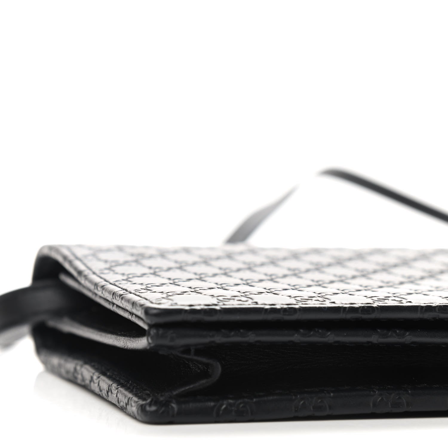 Gucci Microguccissima Crossbody Wallet Black 7 of 9