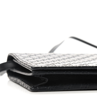 Gucci Microguccissima Crossbody Wallet Black 7 of 9