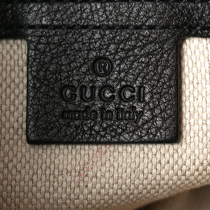 Gucci Pebbled Calfskin Medium Soho Chain Shoulder Bag Black 6 of 10