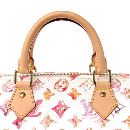 Louis Vuitton Watercolor Aquarelle Speedy 30 White 13 of 13