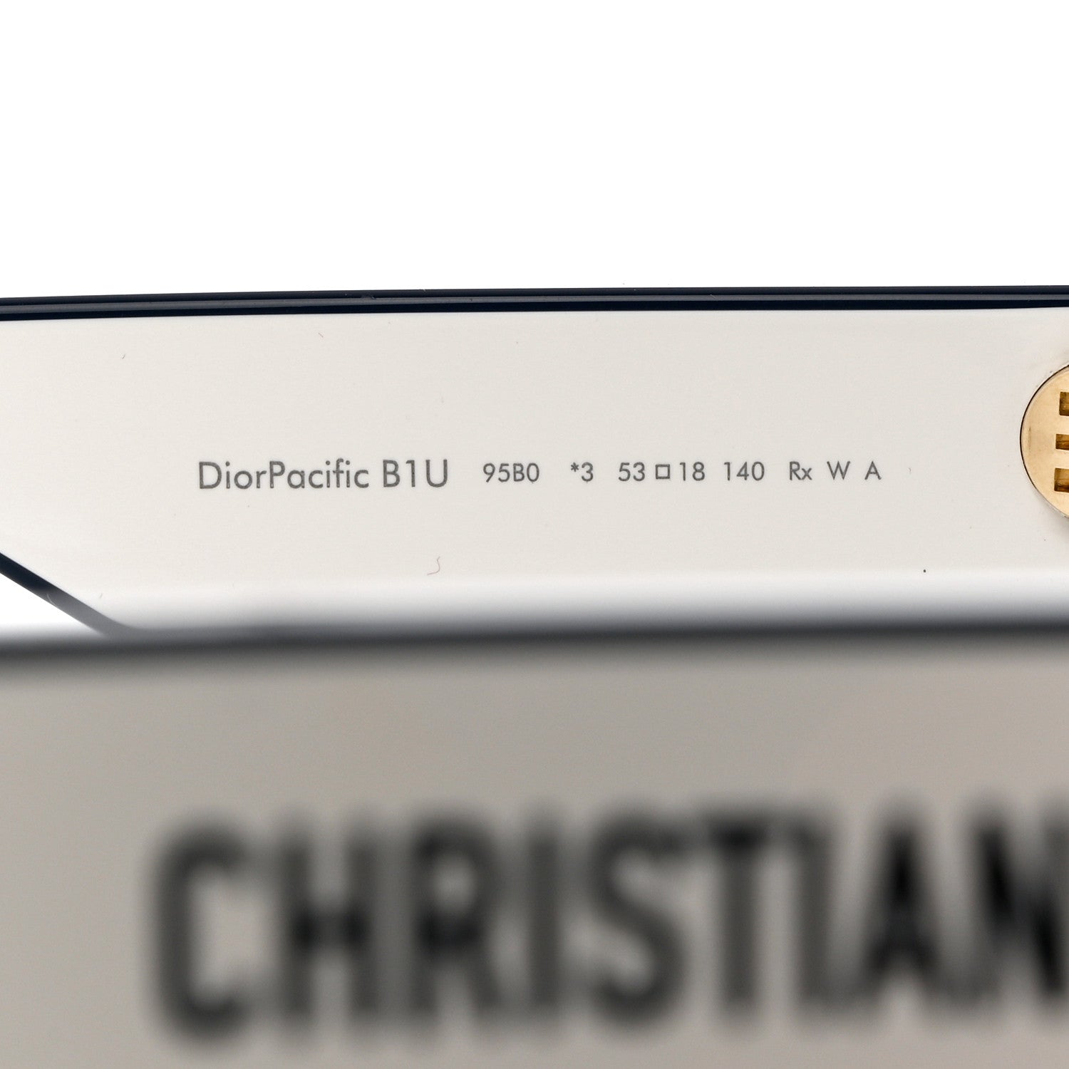 Christian Dior Diorpacific B1U Butterfly Sunglasses Ivory 7 of 8
