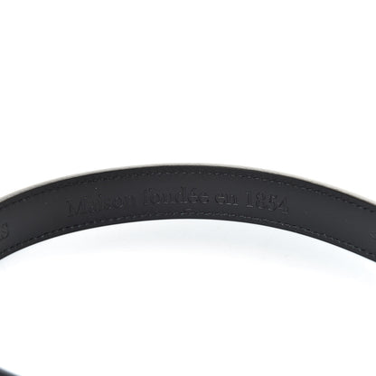 Louis Vuitton Calfskin 20mm Passion Belt 75 30 Black Yellow 6 of 6