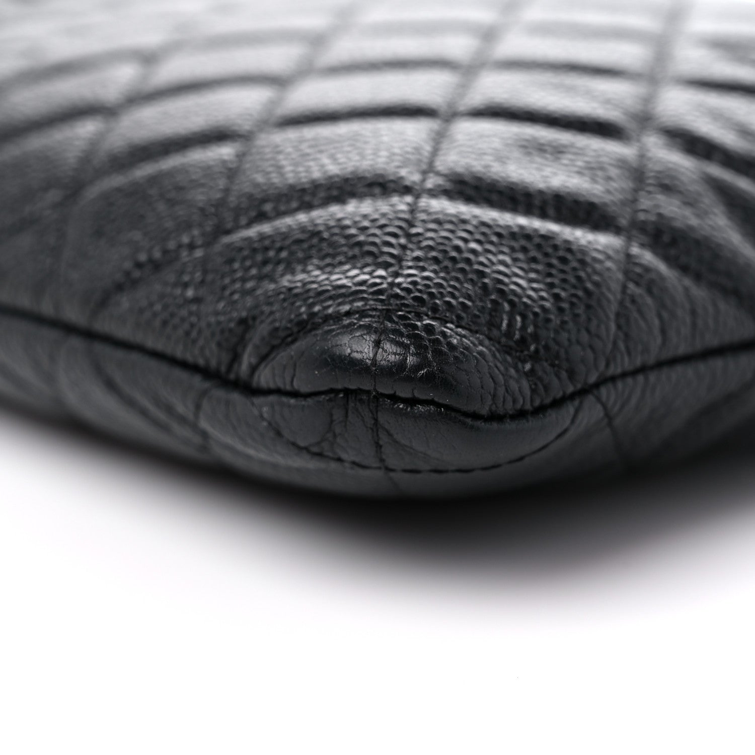 Chanel Caviar Quilted Large Cosmetic Case Black 9 of 9