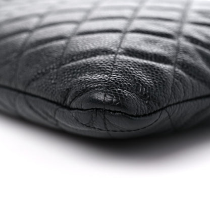 Chanel Caviar Quilted Large Cosmetic Case Black 9 of 9