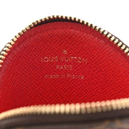 Louis Vuitton Monogram 2017 Christmas Animation Round Coin Purse 6 of 7