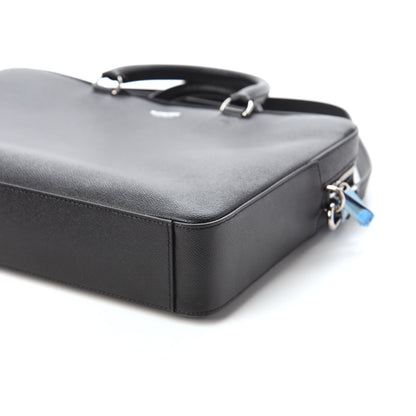 Burberry Grainy Calfskin Briefcase Black 8 of 9