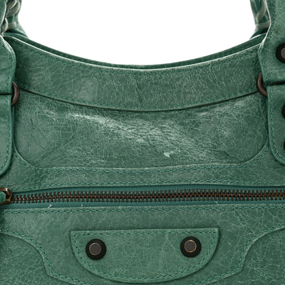 Balenciaga Agneau Classic Hardware City Vert Sauge 12 of 15