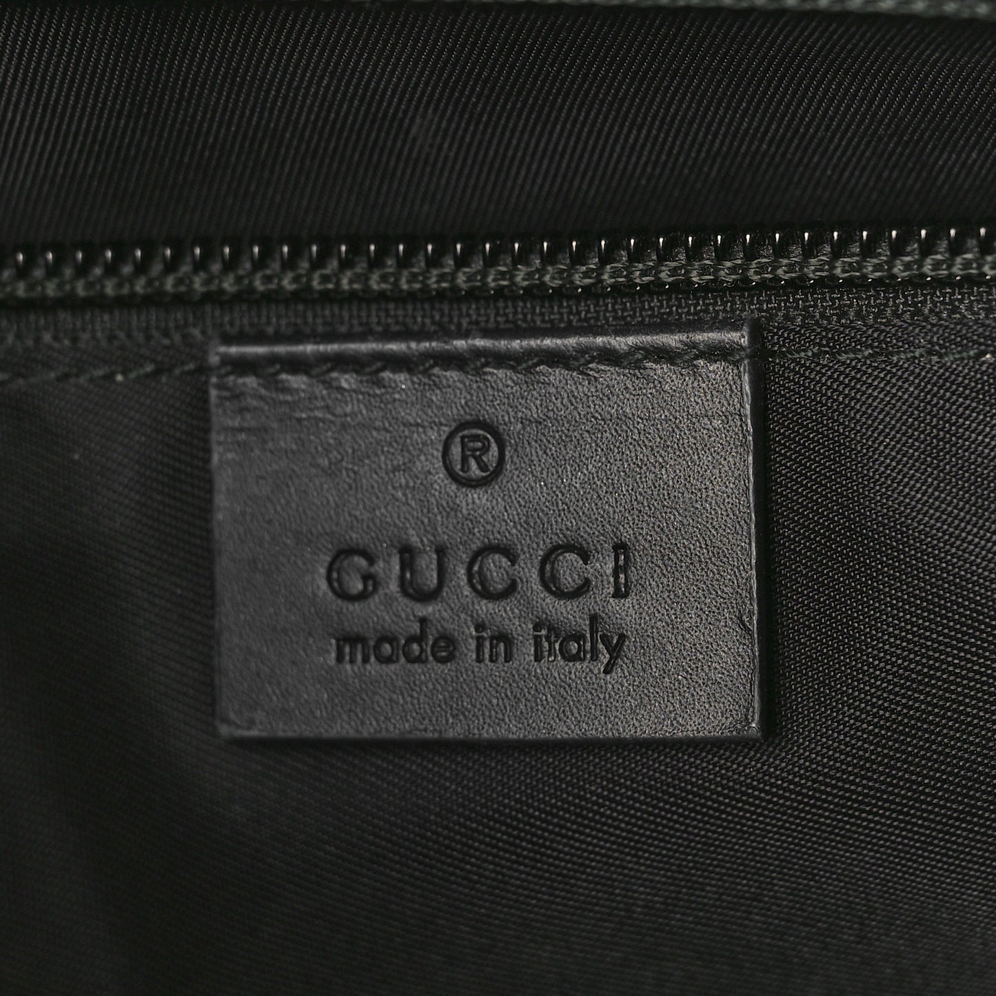 GG Supreme Monogram Web Messenger Bag Black