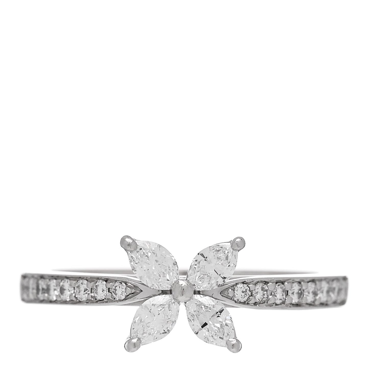 Platinum Diamond .44ctw Victoria Ring 54 7