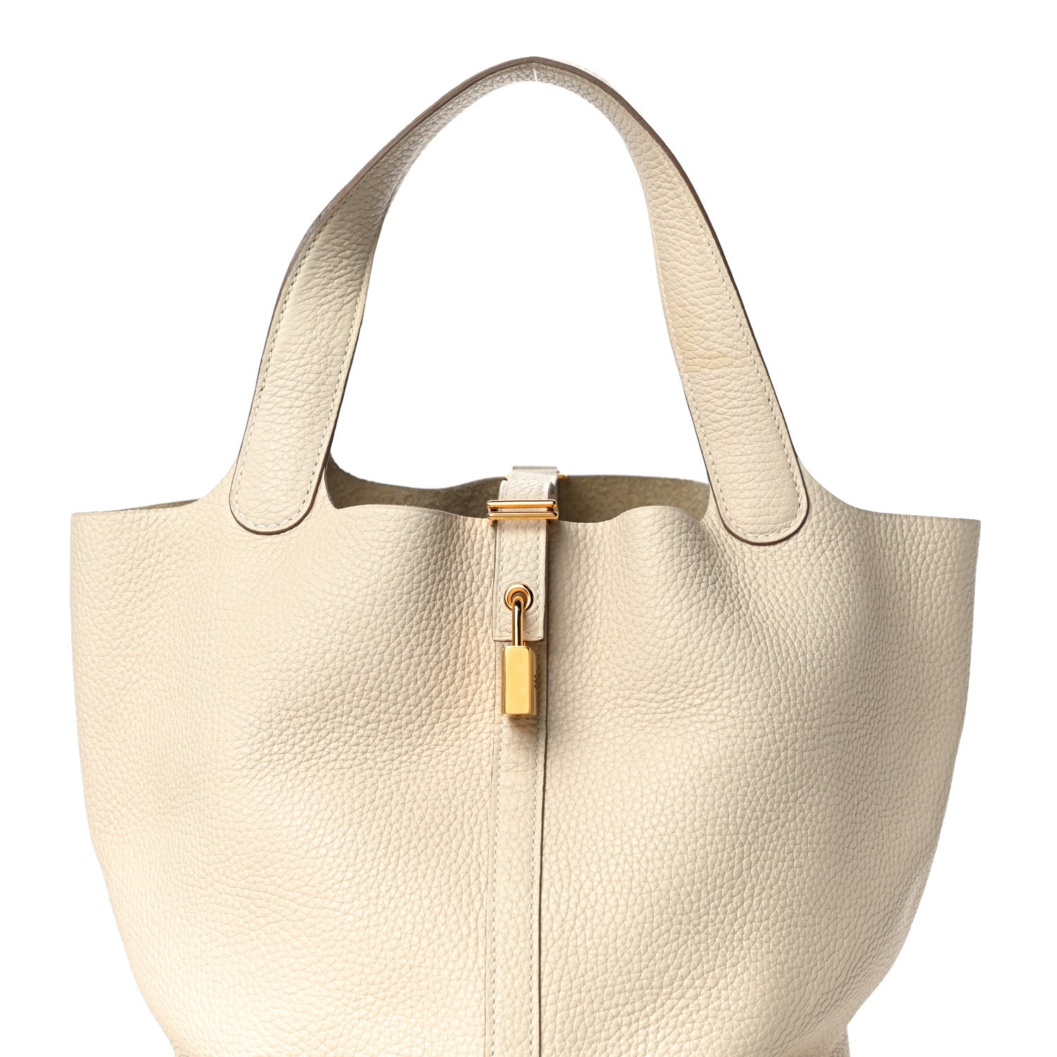 Hermes Taurillon Clemence Picotin Lock 22 MM Nata 7 of 11