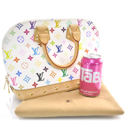 Louis Vuitton Monogram Multicolor Alma White 3 of 9