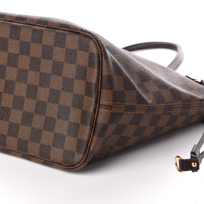 Louis Vuitton Damier Ebene Neo Neverfull MM Rose Ballerine 10 of 10