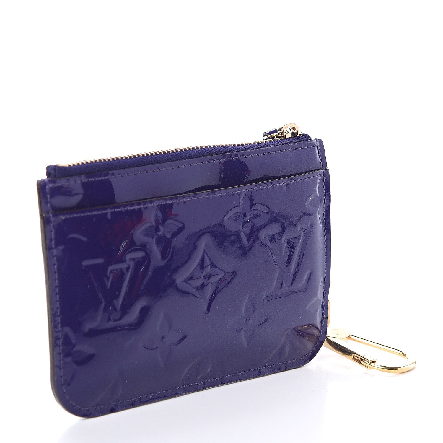 Louis Vuitton Vernis Key Pouch Blueberry 2 of 5