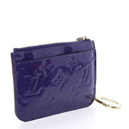 Louis Vuitton Vernis Key Pouch Blueberry 2 of 5