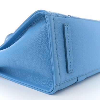 Marc Jacobs Grained Calfskin Medium The Tote Bag Spring Blue 9 of 11