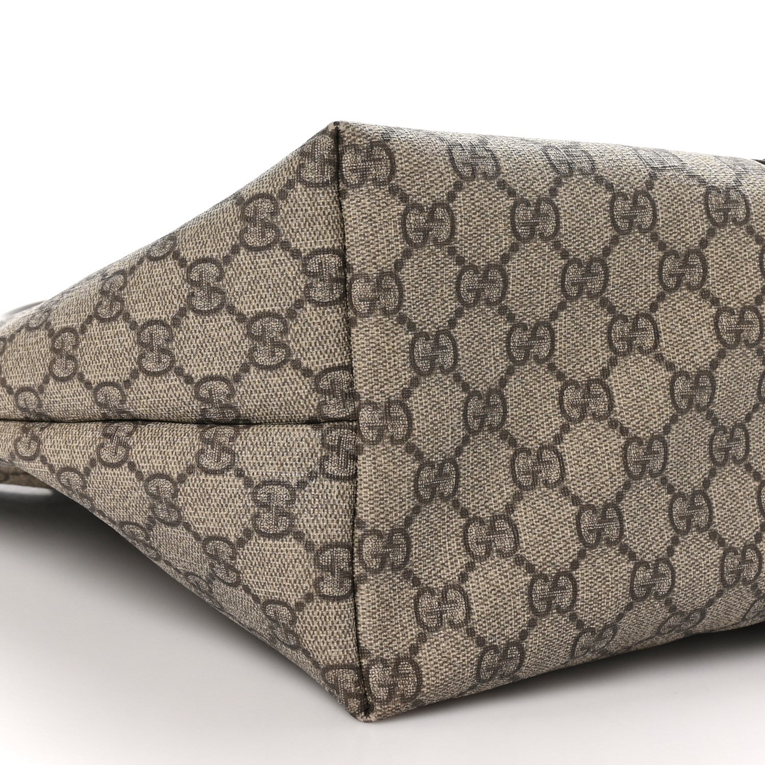 Gucci GG Plus Monogram Web Tote Dark Brown 9 of 13