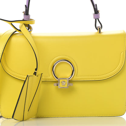 Versace Calfskin Small DV One Yellow 8 of 12