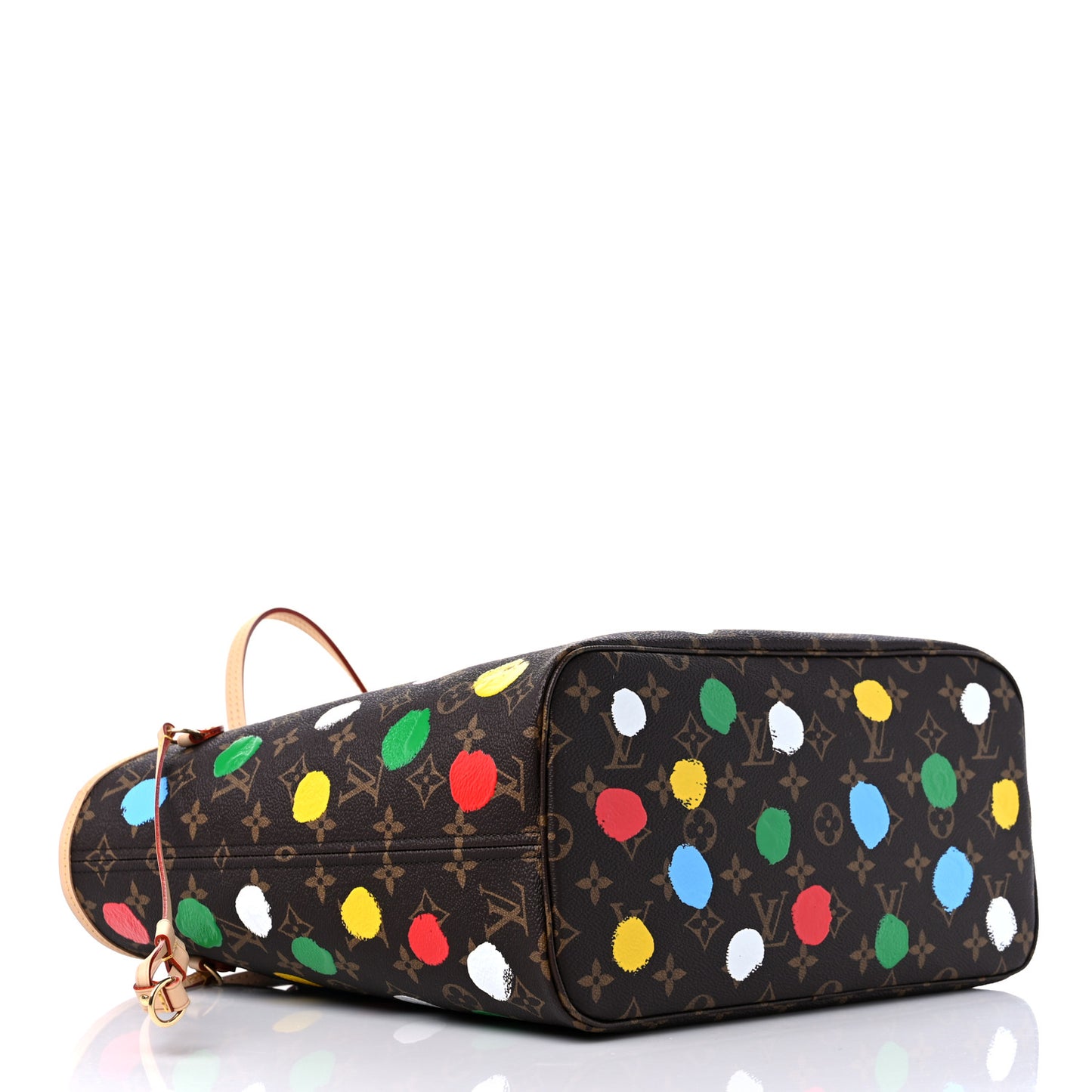 LV X YK Monogram Dots Neverfull MM