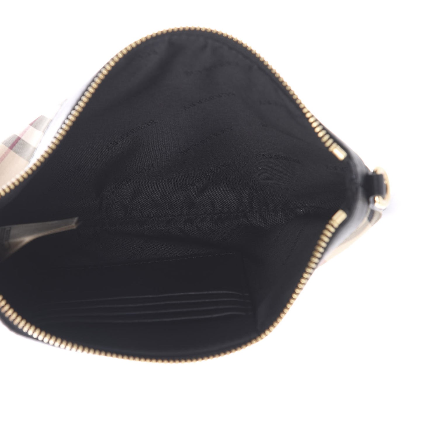 Horseferry Check Peyton Crossbody Clutch Bag Black