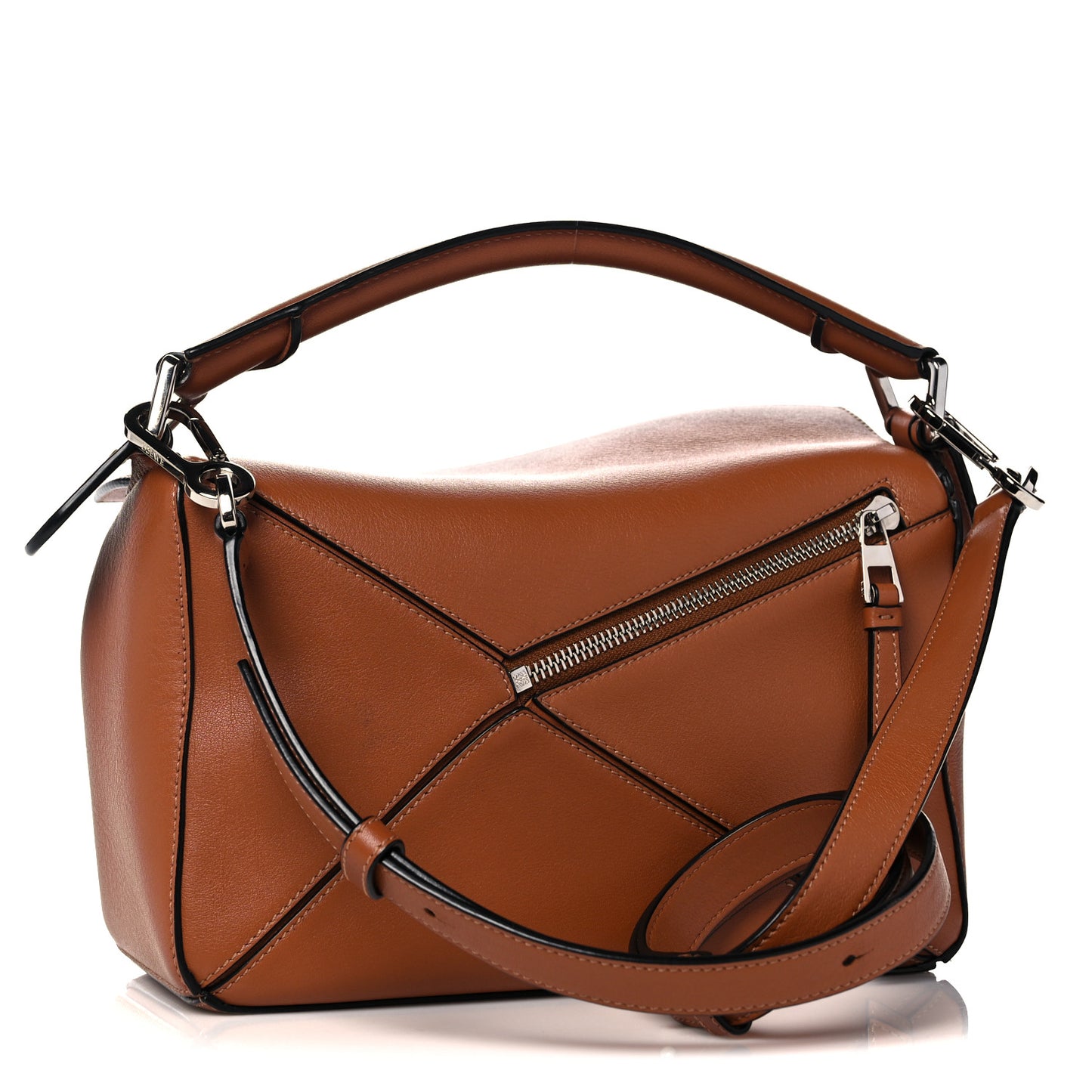 Calfskin Small Puzzle Bag Tan