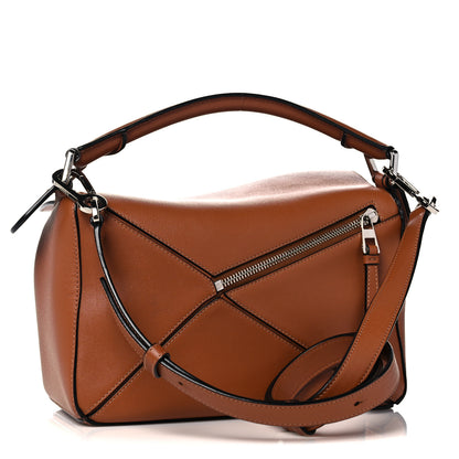 Loewe Calfskin Small Puzzle Bag Tan 3 of 14