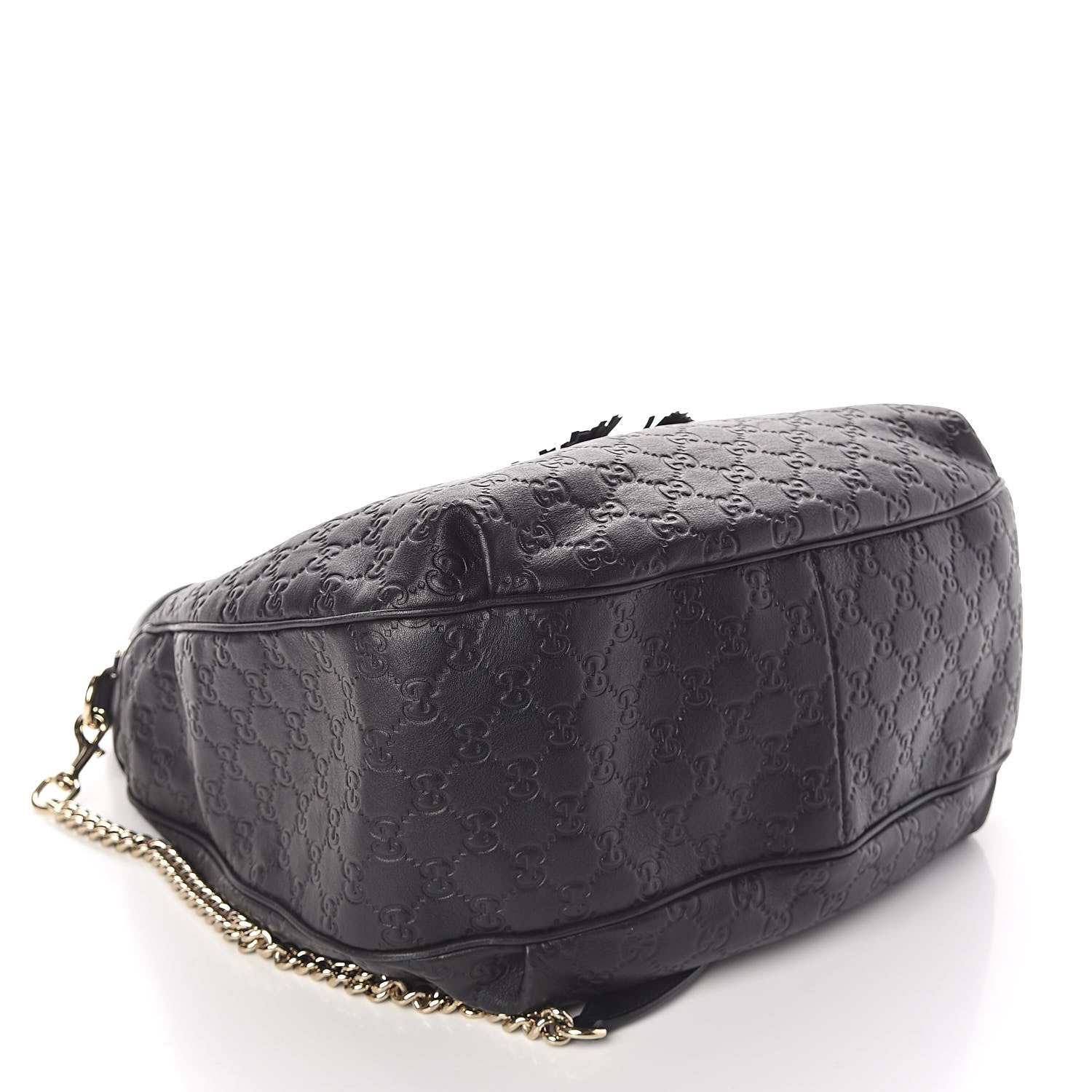 Gucci Guccissima Medium Emily Hobo Black 4 of 10