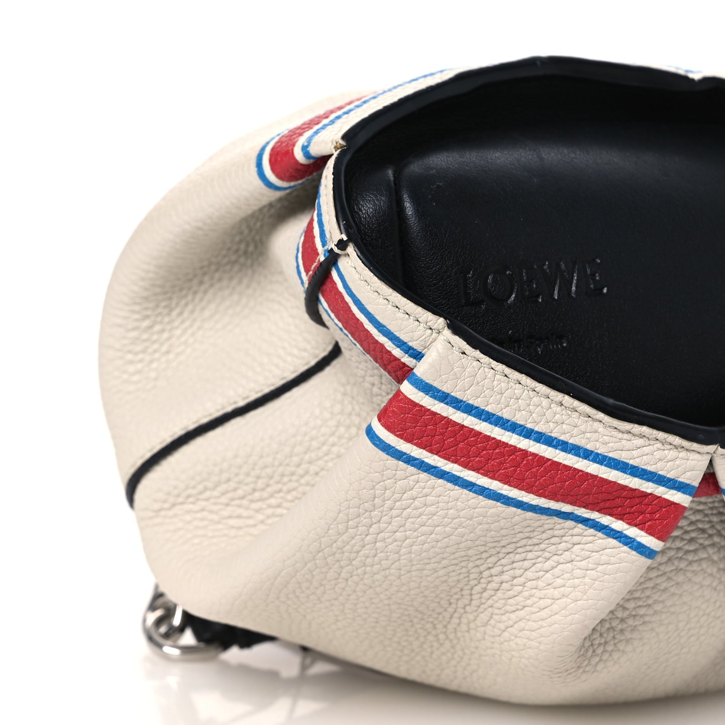 Calfskin 22 Mini Elephant Crossbody Bag Soft White Red