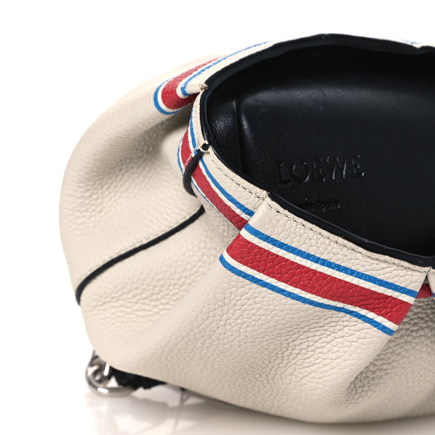 Loewe Calfskin 22 Mini Elephant Crossbody Bag Soft White Red 8 of 11