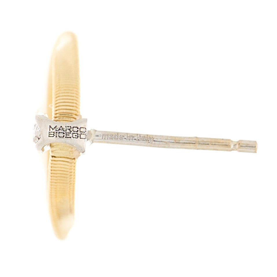 18K Yellow White Gold Diamond Marrakech Onde Earrings