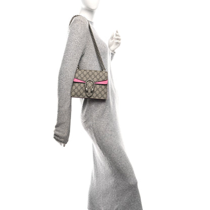 Gucci GG Supreme Monogram Mini Dionysus Shoulder Bag Pink 2 of 11