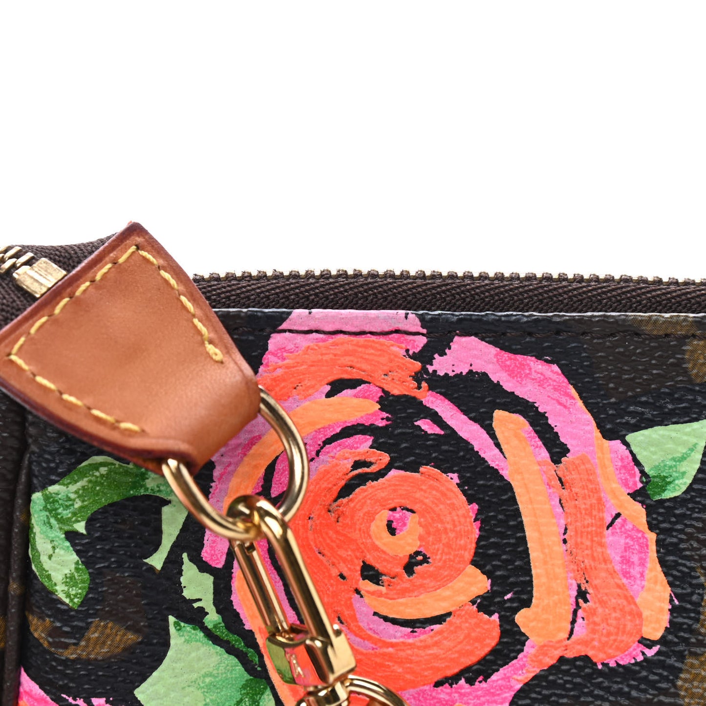 Monogram Roses Pochette Accessories Long Strap