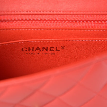 Chanel Lambskin Quilted Mini Rectangular Flap Red 6 of 10