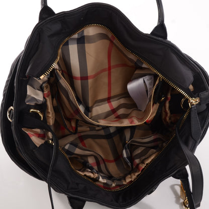 Burberry Nylon Large Olympia Diaper Bag Black 5 of 9