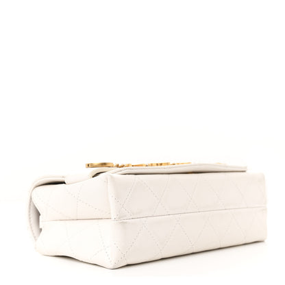 Chanel Calfskin Quilted Small Enchained Flap White 4 of 12