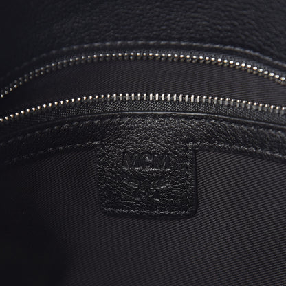 MCM Calfskin Ottomar Monogram Large Essential Tote Black 6 of 9