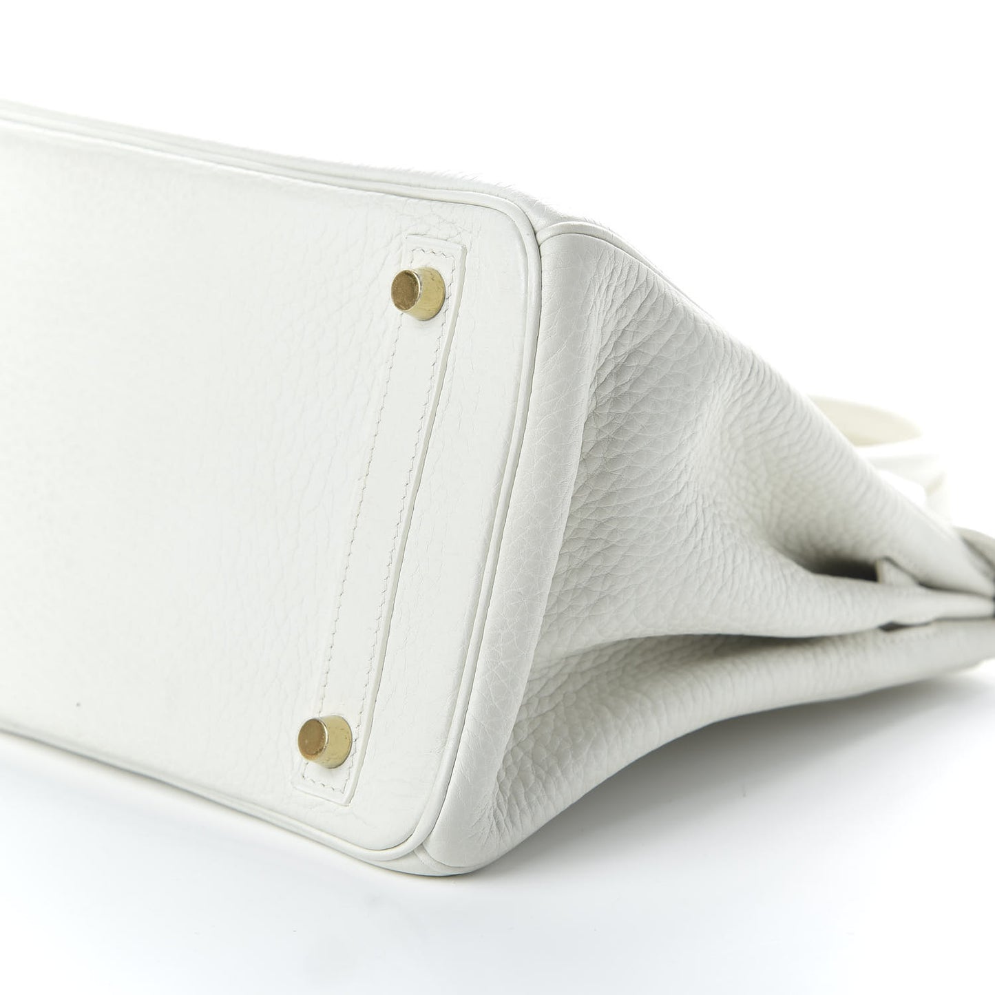 Taurillon Clemence Birkin 30 White