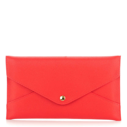 Louis Vuitton Veau Cachemire Envelope Pouch Red 1 of 7