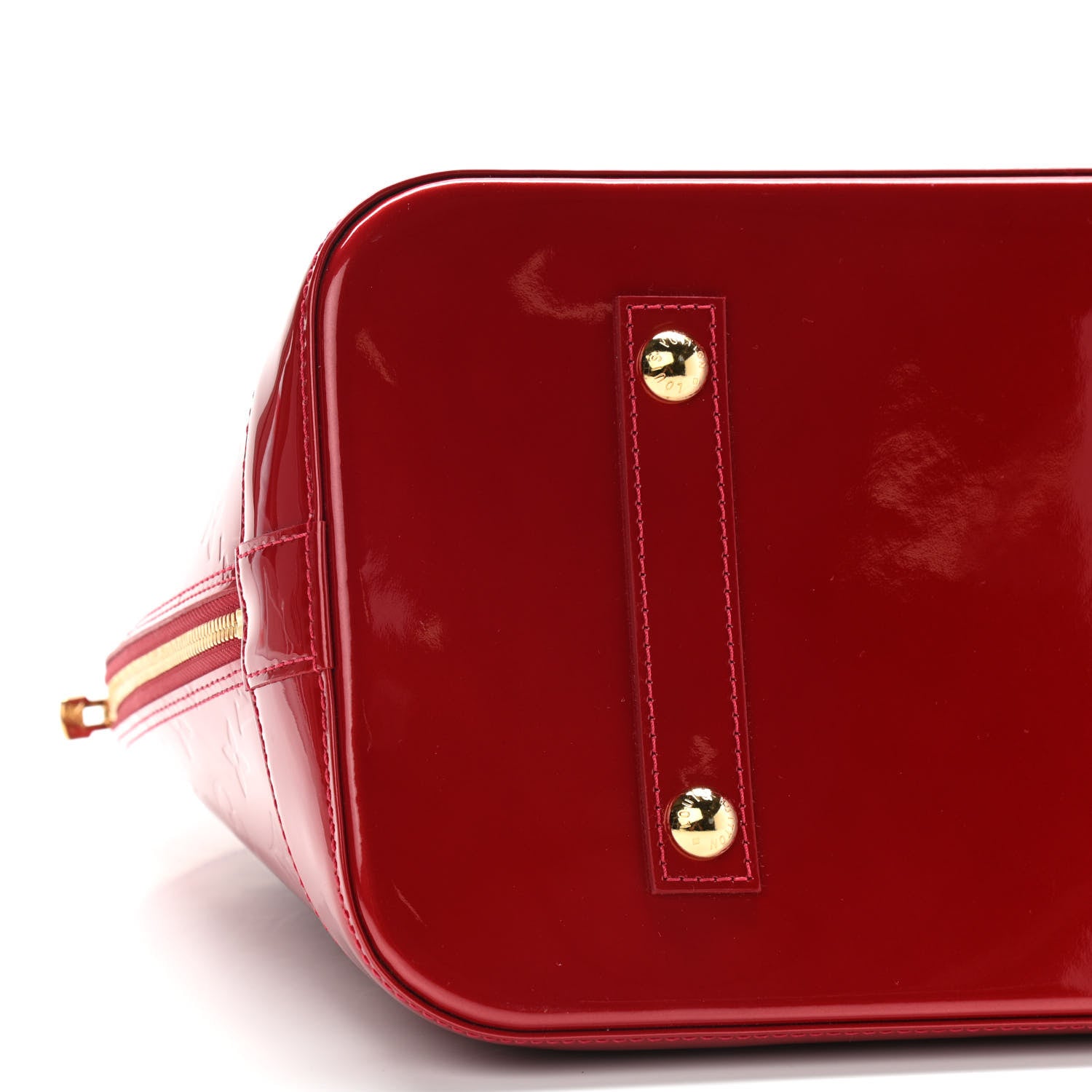 Louis Vuitton Vernis Alma MM Pomme D'Amour 8 of 9