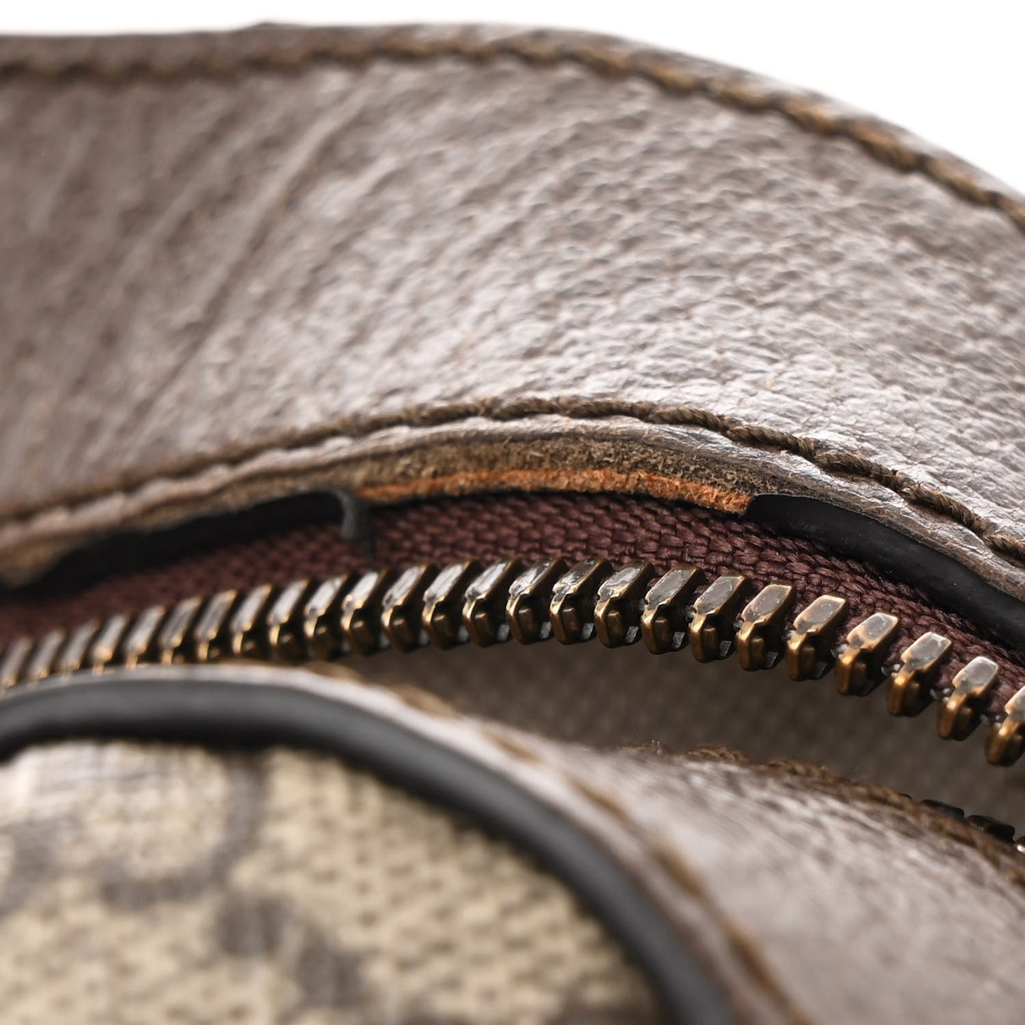 GG Supreme Monogram Web Neo Vintage Shoulder Bag Beige New Acero Crop