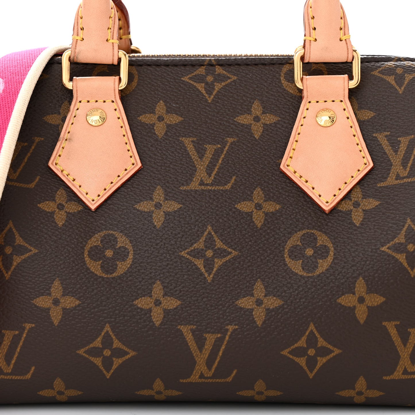 Monogram Speedy Bandouliere 20 Fuchsia