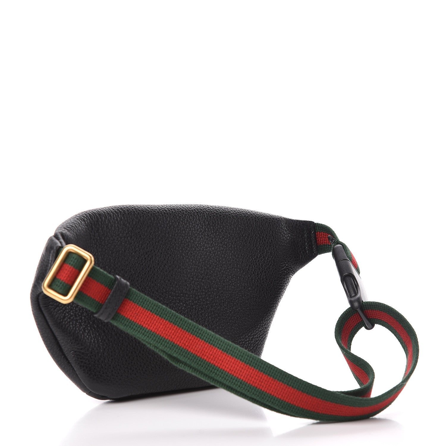 Gucci Grained Calfskin Small Logo Belt Bag Black 3 of 10
