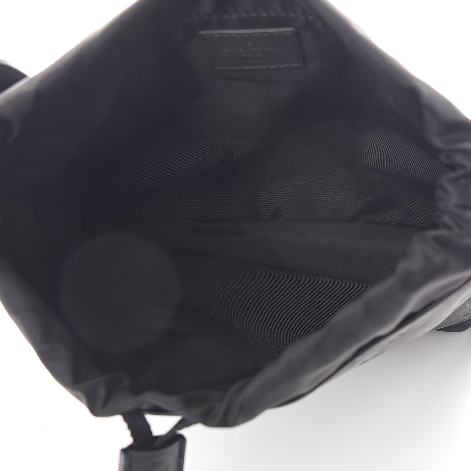 Louis Vuitton Calfskin Monogram Shadow Nano Bag Black 5 of 9