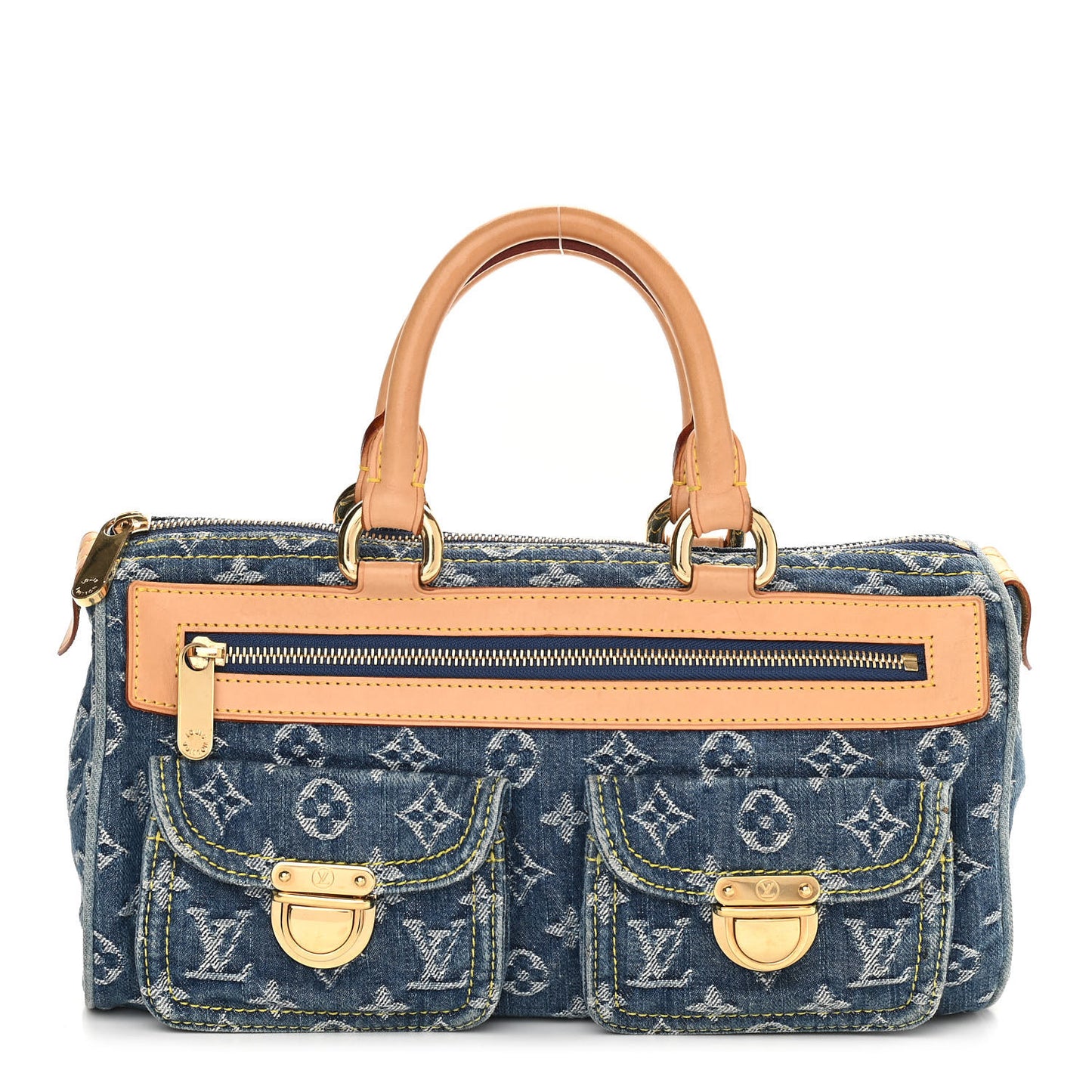 Monogram Denim Neo Speedy Blue