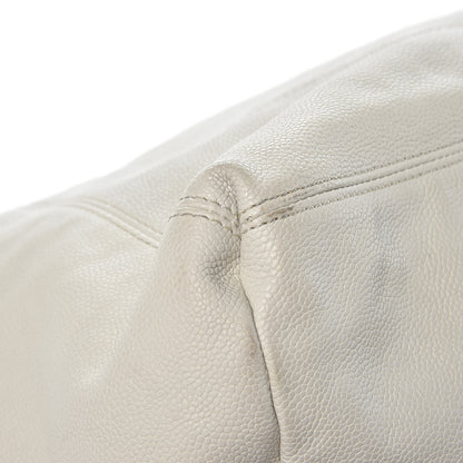 Chanel Distressed Caviar XL Coco Cabas White 11 of 16
