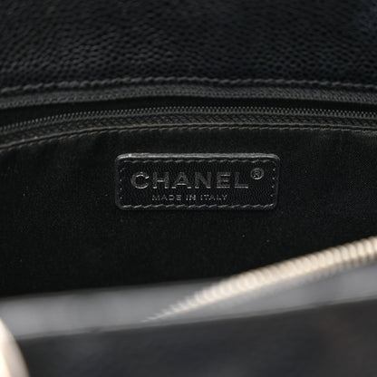 Chanel Caviar Quilted Grand Shopping Tote GST Black 6 of 10
