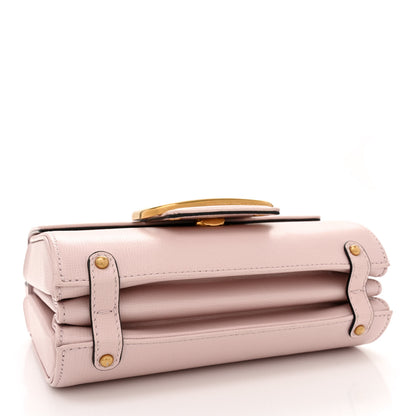 Valentino Garavani Textured Calfskin Stud Sign Shoulder Bag Rose Quartz 4 of 12