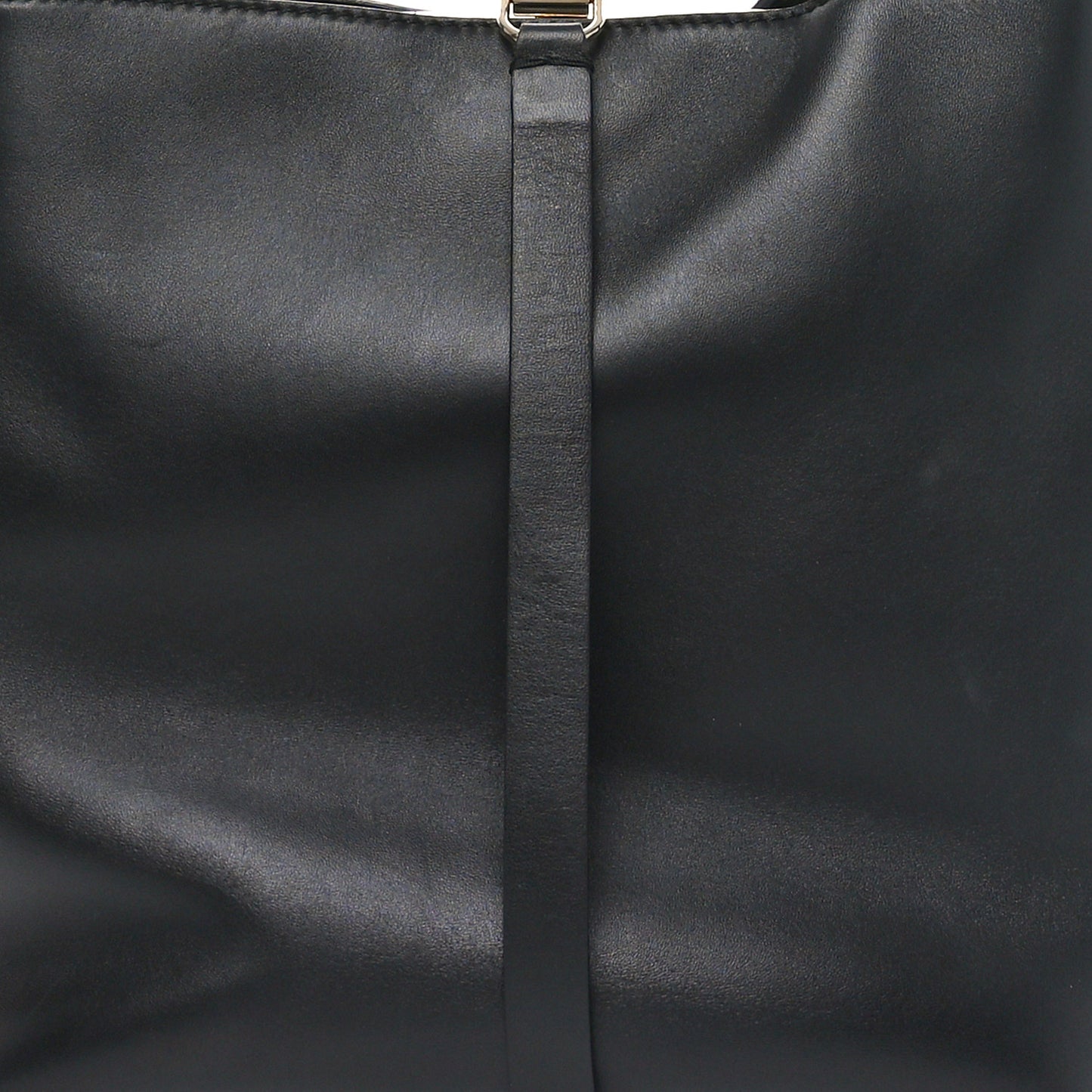 Nappa Frame Shoulder Bag Black Purple